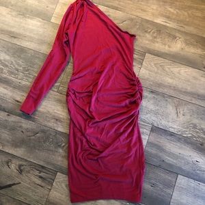 One sleeve jersey dress sz Small